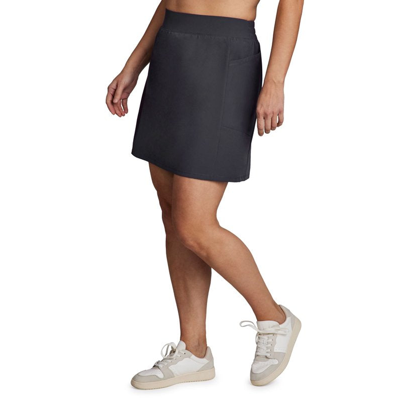 Women's Plus Size Active Skort with Pockets and Inner Bike Shorts - Lightweight, Quick-Drying Athletic Wear