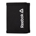 Reebok Nylon Trifold Wallet with RFID Protection, Slim Card Organizer