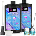 UV Resin for Jewelry and Crafts - Crystal Clear, Hard, Low Odor 500g & 2000g