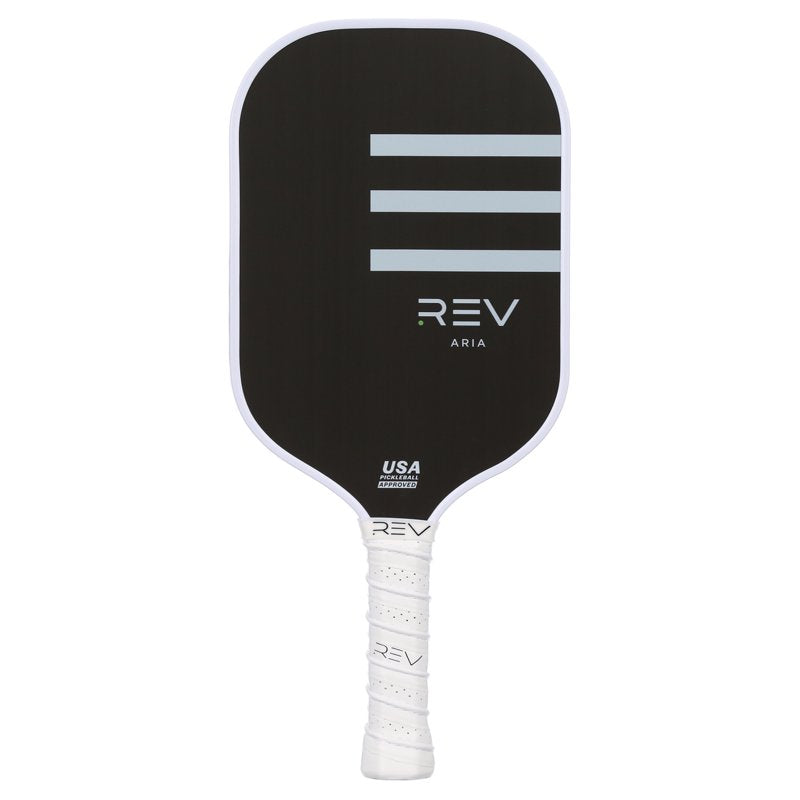 Single Variation: REV Aria Pickleball Paddle - Raw T700 Carbon Fiber Face, 16mm Width