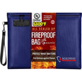 Fireproof Document and Money Bag with Lock - Waterproof, Smell Proof, 6400°F Safe