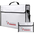 Large Fireproof Water-Resistant Document & Valuables Bag - 15x12x5 inches