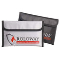 Fireproof Money Bag Set for Valuables - Water & Heat Resistant Travel Safe