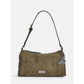 Women's Structured Shoulder Handbag with Adjustable Strap - Multiple Colors
