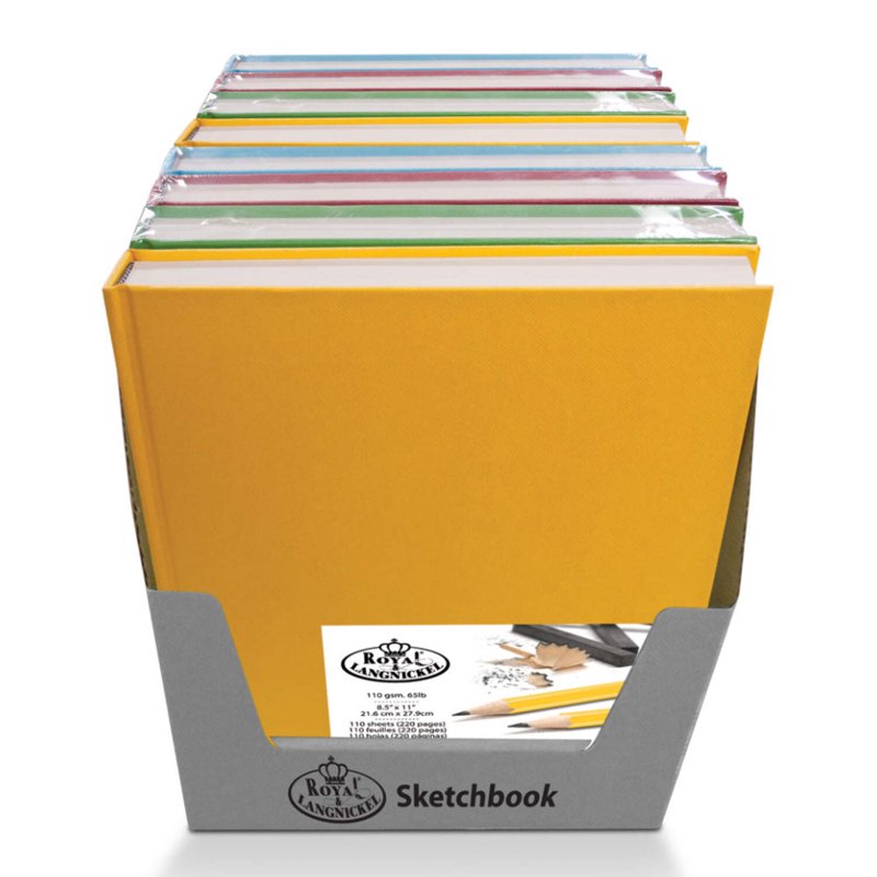 Fashion Color Sketchbook 8.5x11 Inches - Heavyweight Paper & Durable Cover