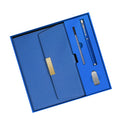 Business Journal Notepad Gift Set with Pen and USB - Office Organizer