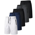 Men's Athletic Gym Shorts 5 Pack Quick Dry Workout Shorts with Pockets