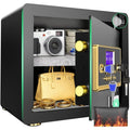 Home Security Safe Box with Digital Keypad, Fireproof Waterproof Bag, 1.5 Cu ft