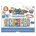 Rainbow Loom Rubber Band Bracelet Craft Kit with 1,800 Bands & Storage