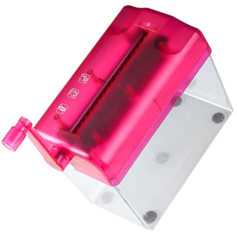 Raindrops Compact Handheld Paper Shredder - Small Manual Shredder for Home Office