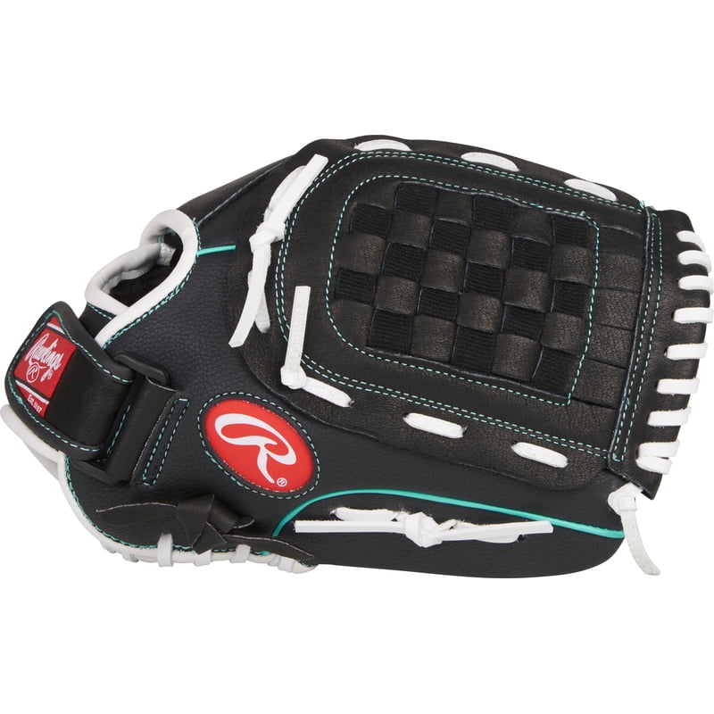 Youth Fastpitch Softball Glove - 11.5 Inch Fielding Mitt for Right & Left Hand