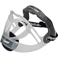 Softball Fielder's Mask with Wide Vision & Frosted Bars - Black/Clear
