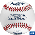 Rawlings Official NFHS Full-Grain Leather Baseball - Durable & High Performance
