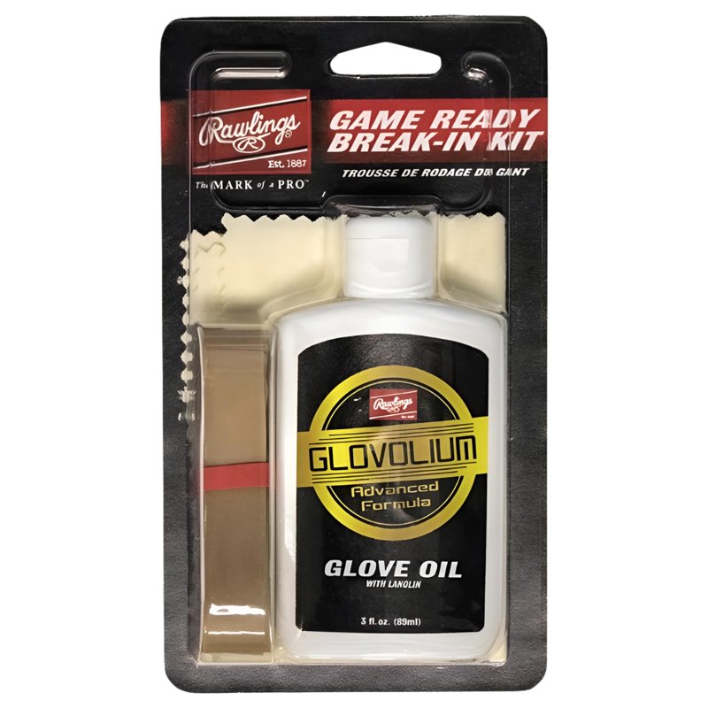 Baseball Glove Break-In Kit - Glovolium Formula & Applicator Cloth