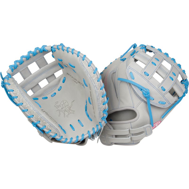 Fastpitch Catcher's Mitt 33-Inch Leather Baseball Glove with Modified H Web