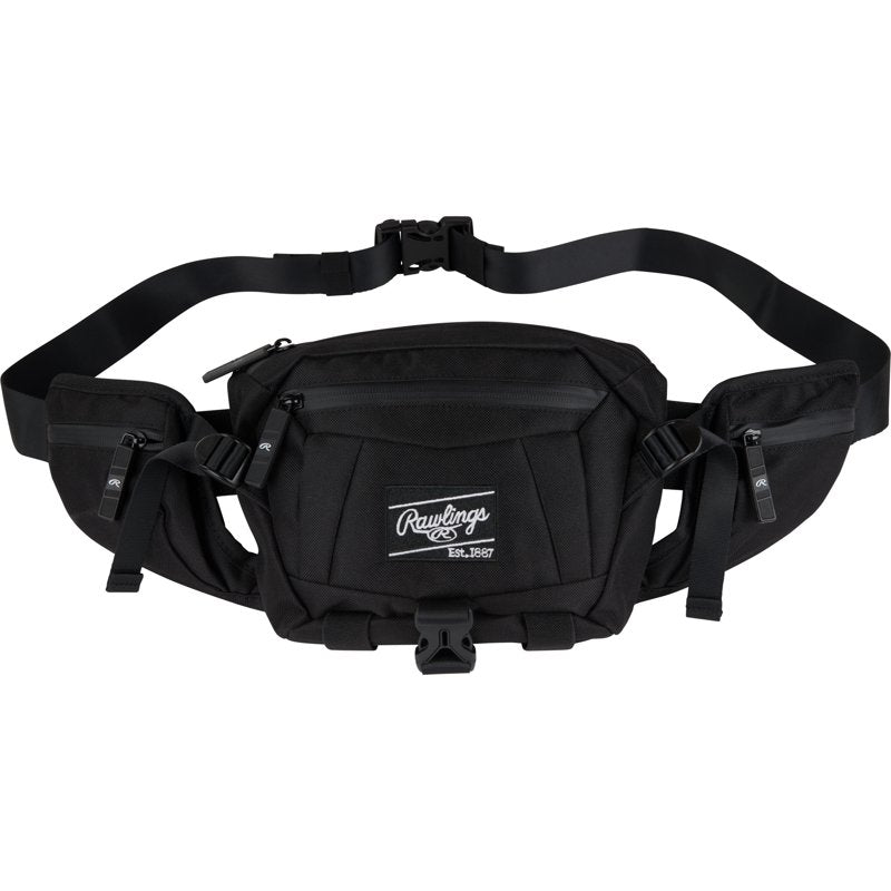 Sport Sling Bag for Players with Glove Clip and Multiple Pockets
