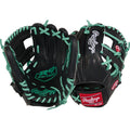Youth Baseball Glove 11-Inch R9 Pattern with Contour Fit - Black Mint
