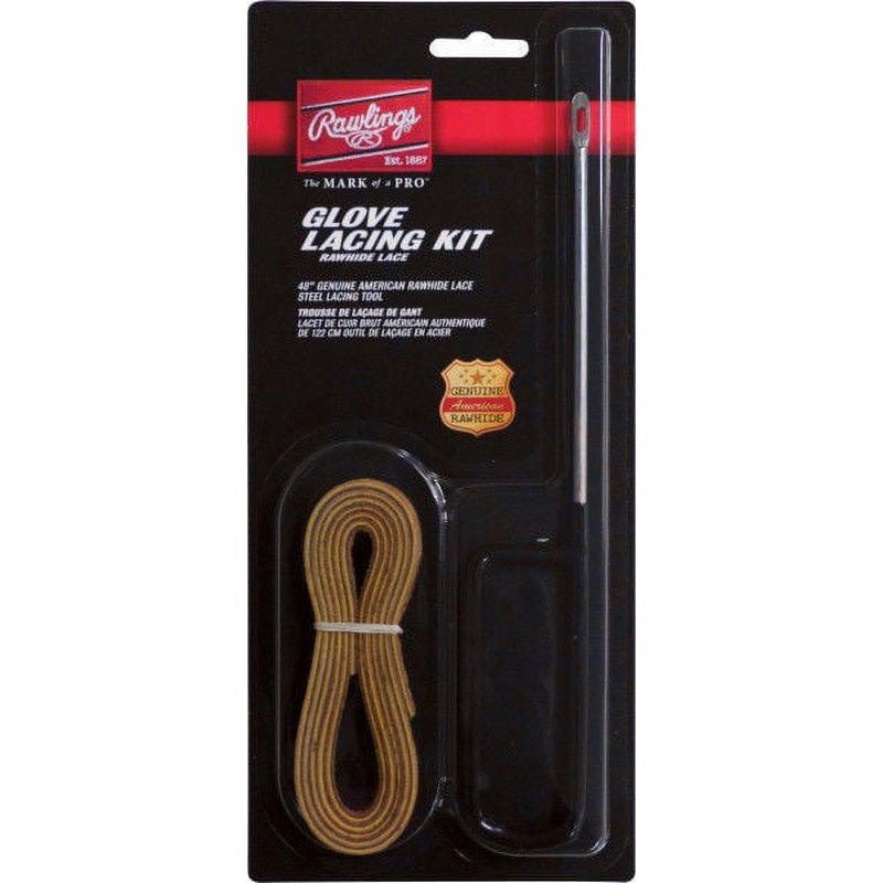 Rawlings Leather Glove Lacing Kit - Tan, All-in-One Baseball & Softball Glove Repair