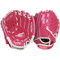 Youth Softball Glove 10-Inch Basket Web for Beginners - All-Leather