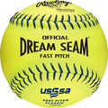 High Density Core Leather Softballs - 12 Inch USSSA Approved Dream Seam