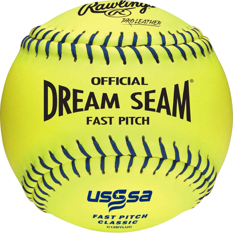 High Density Core Leather Softballs - 12 Inch USSSA Approved Dream Seam
