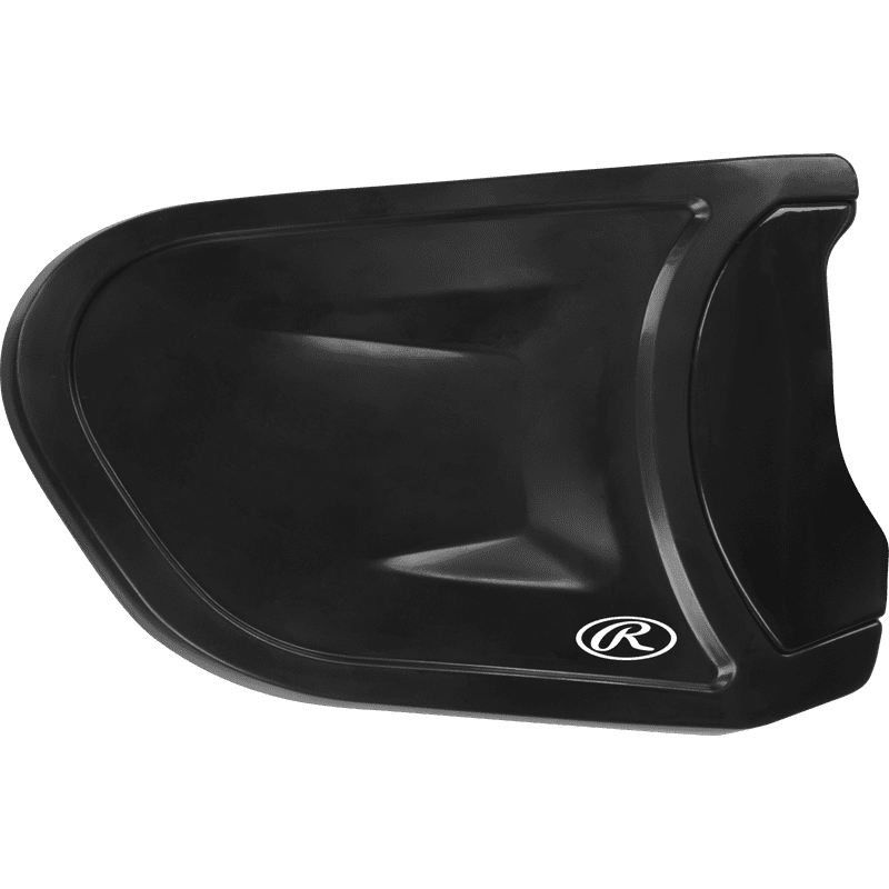 Universal Batting Helmet Extension Piece for Rawlings Helmets - Black