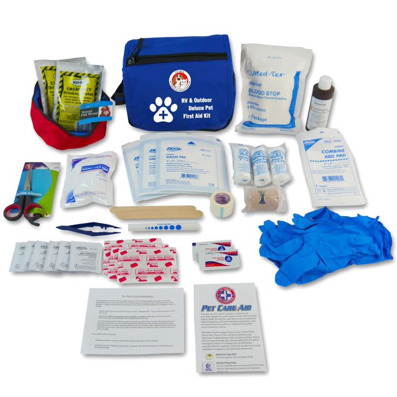 Pet First Aid Kit Deluxe Emergency Travel & Home Safety Supplies