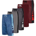 Kids' Athletic Basketball Shorts 5-Pack - Moisture-Wicking & Pockets