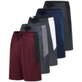 Men's 5 Pack Dry Fit Basketball Shorts - Athletic Workout & Gym Wear