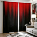 Gothic Dark Anime Ombre Curtains - 52x84 Inch Window Drapes for Gaming Bedrooms