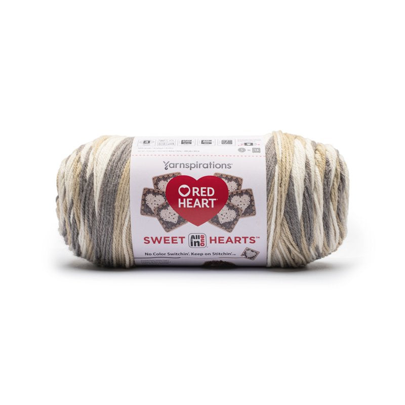 All in One Worsted Acrylic Yarn for Craft Projects - 16 Motifs, 8.8oz