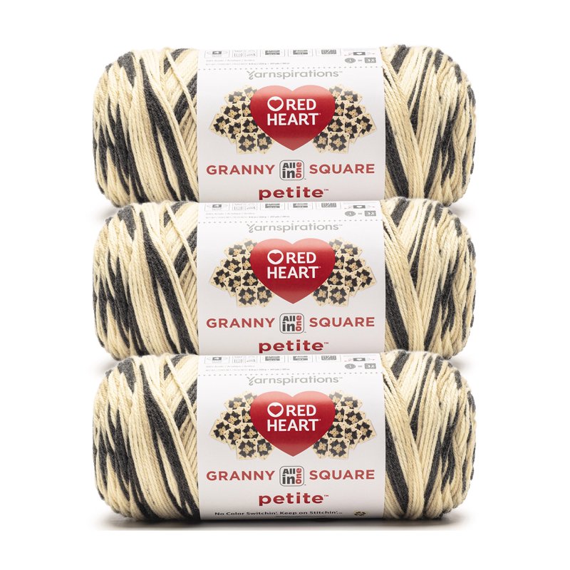 All-in-One Worsted Acrylic Yarn Set for Crochet & Knitting - 3 Pack