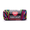 Jumbo Acrylic Yarn - Neon Stripe, Medium Weight, 10oz, Multiple Colors