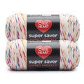 Jumbo Speckle Acrylic Yarn - Medium Weight, 10oz, 482 Yards, 2-Pack
