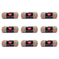 Medium Acrylic Yarn for Knitting & Crocheting - 9 Pack Papaya