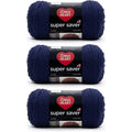 Red Heart Super Saver Worsted Weight Yarn 3 Pack - Acrylic, Multiple Colors