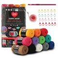 Crochet Kit with Yarn & Hook for Beginners - Super Saver Craft Set