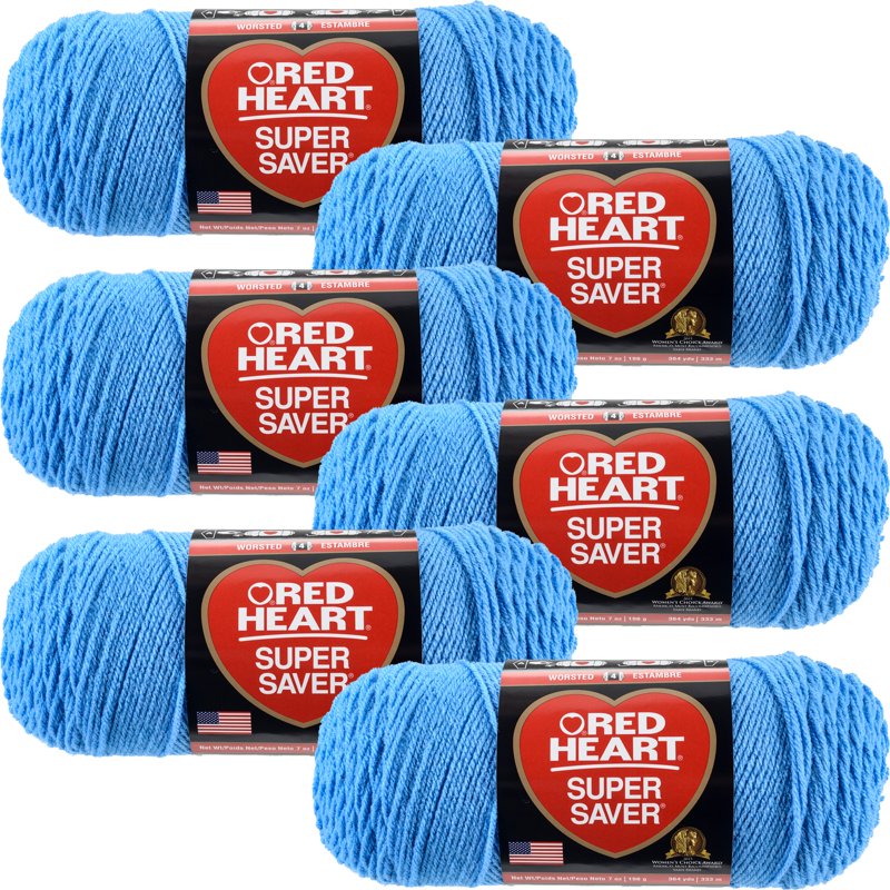 Multicolor Acrylic Yarn Set - 6 Balls for Knitting & Crochet Projects