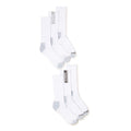 Reebok Tech Comfort Crew Socks 6-Pack - White, Size 6-12.5