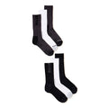 Reebok Men's Tech Comfort Crew Socks - 6-Pack, Gray/White/Black, Size 6-12.5