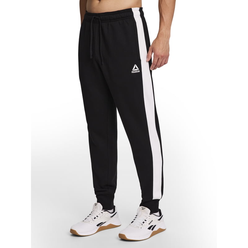 Men's Fleece Joggers with Pockets and Adjustable Waist - Reebok Activewear