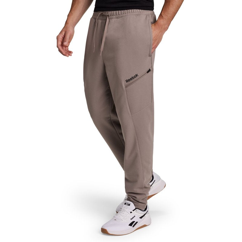 Men's Tapered Performance Pants with Moisture-Wicking French Terry