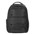 Unisex 18.5-inch Laptop Backpack with Multiple Compartments - Black
