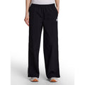 Activewear Wide Leg Woven Pants for Women - Relaxed Fit Nylon Trousers