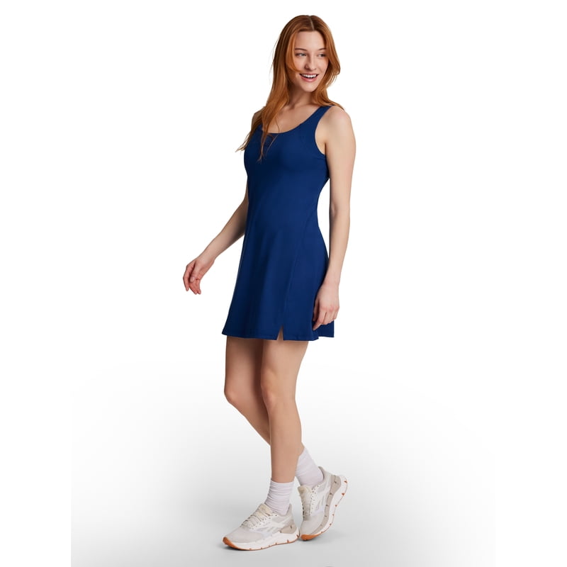Reebok Women's Active Dress with Removable Cups - Moisture-Wicking Performance