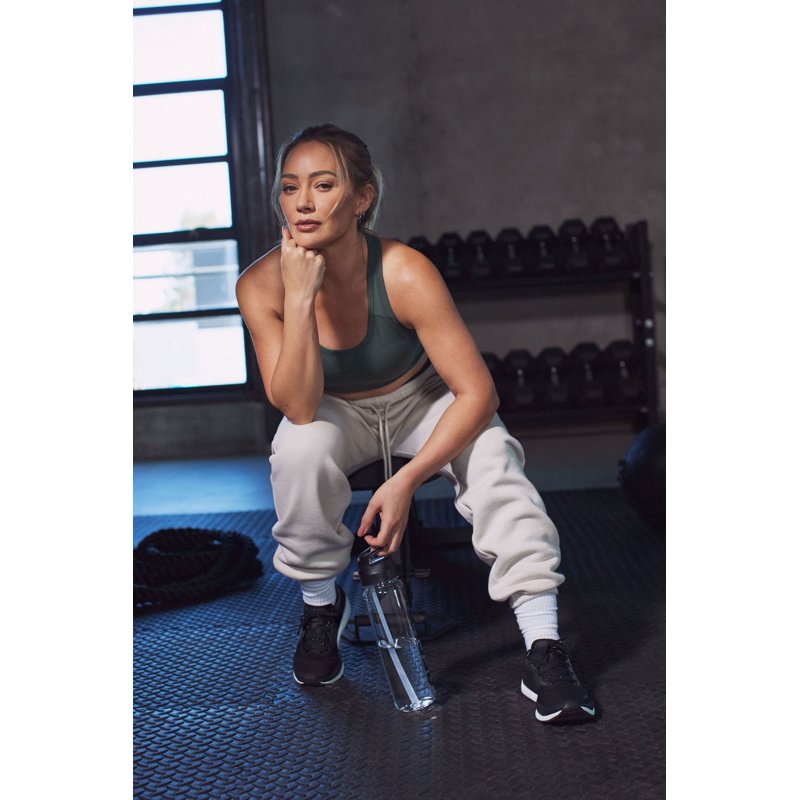 Reebok Women's Game Day Fleece Joggers with Cinched Hem - Athletic Casual Pants