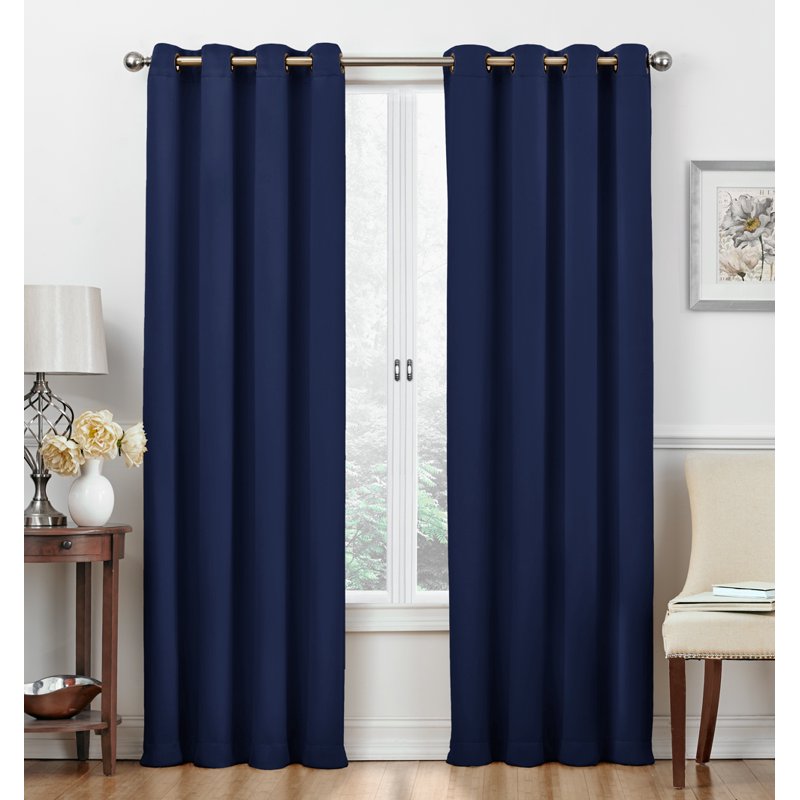 Blackout Thermal Noise-Reducing Window Curtain Panels - Caimbridge Collection