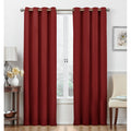 Blackout Hotel Grommet Top Window Curtain Panels - Thermal, Noise & Energy Saving