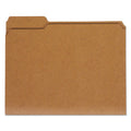 Assorted Top Tab File Folders - Reinforced Kraft, Letter Size, 100 Pack