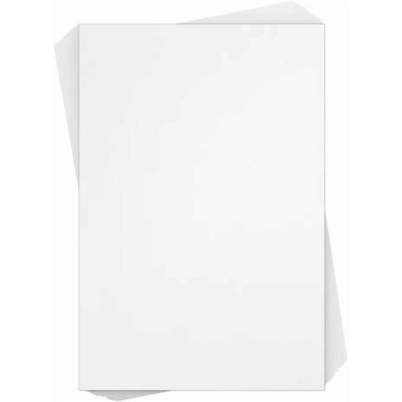 Premium 11x14 Poster Board - 110LB White Cardstock for Crafts & Printing
